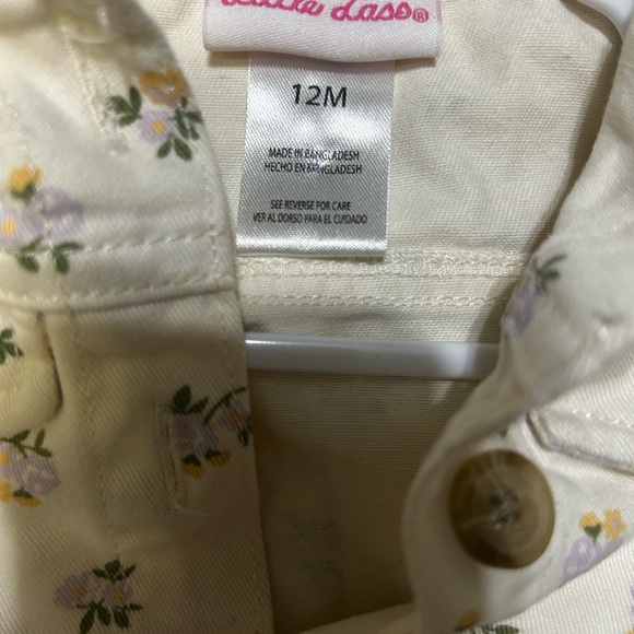 Little Lass floral, print jacket and skort Girls Toddler Size 12 Months - Picture 9 of 11